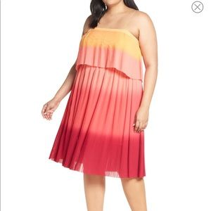 Leith Pleated Midi Dress